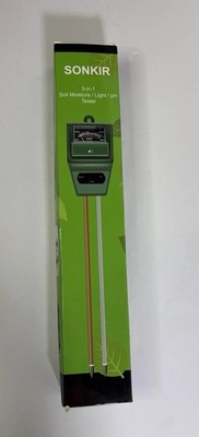 Soil pH Meter, MS02 3-in-1 Soil Moisture/Light/pH Tester Gardening Tool Kits 