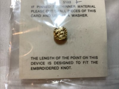 Boy Cub Scout New Vintage Commissioner Training Device  Pin Goes Square Knot