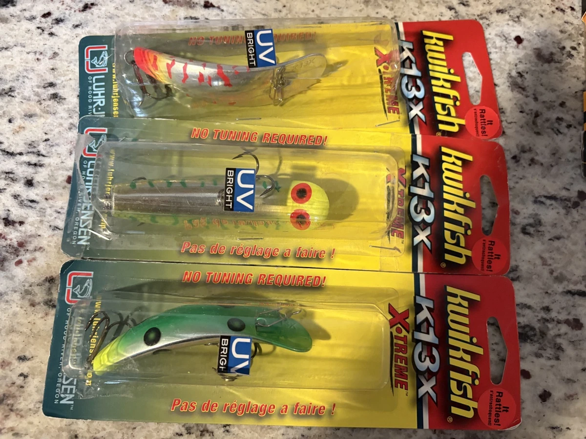 Luhr Jensen Kwikfish K16 - Couleur Rare 'cornichon Beckle' - Pre-Rapala - Crankbait