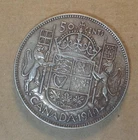 Old New World .800 Silver Coin Lot 1940 Canada Canadian 50 Cents .300 ASW KM#36