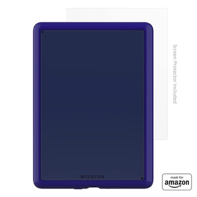 Made for Amazon, Clear Case in Blue with Screen Protector Kindle