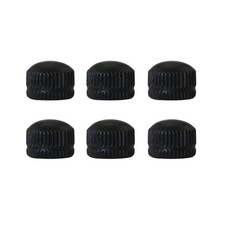 DGBRSM 6PCS Black M4x0.7 Lamp Knob Nuts Cap Nut Light Fixture Screw