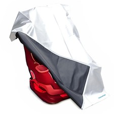 VisionKids Baby Car Seat Sun Shade Cover with Free Storage Bag Included  Inf...