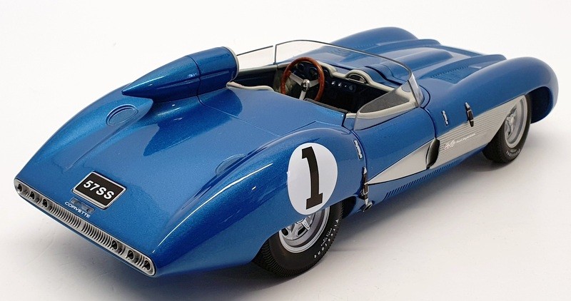 AutoArt 1/18 71051- 1957 CHEVROLET CORVETTE SS - Blue | eBay