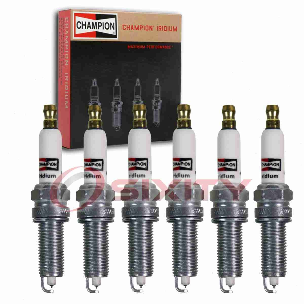 6 pc Champion Iridium Spark Plugs for 2010-2012 Mercedes-Benz C250 Ignition jl