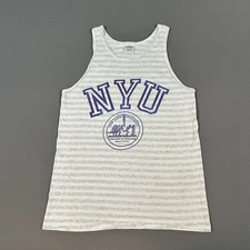 Vintage NYU New York University Shirt Mens Large Collegiate Pacific Sleeveless