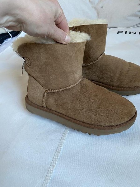 Women UGG Boots Brown Suede 38 #O0DP