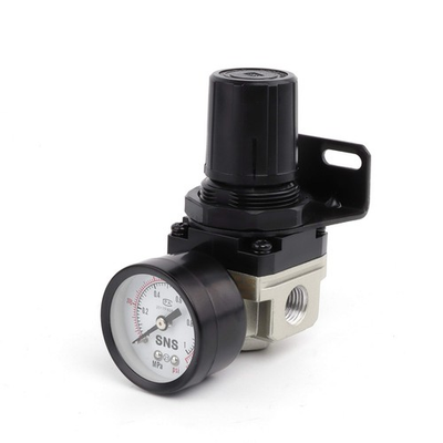 #ad Air Compressor Pressure Regulator With Bracket and Gauge Female Thread 1 4 NP... $26.88