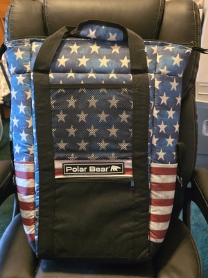 Polar Bear PB298 Americana Original Backpack Soft Cooler American Flag July 4th
