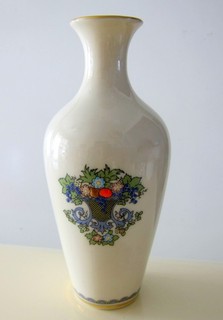 LENOX Autumn 7.25" Flower Vase 22KT Gold Trim made in USA
