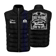 Giacca Moto Senza Maniche / Moto Regalo per Yamaha Tenere 700 Biker Streetwear