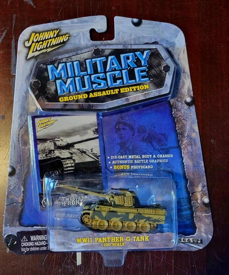 Johnny Lightning WWII Military Muscle Diecast Lot General Patton Ground Assault - Image 2 of 4