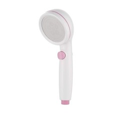 Functional Rain Shower Head - Handheld Design with Eco-Friendly Features in Pink