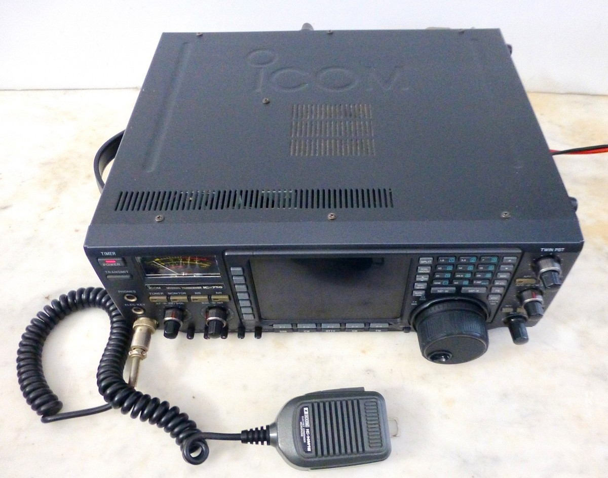Nice, Working Icom IC-756 Transceiver with Computer Mod