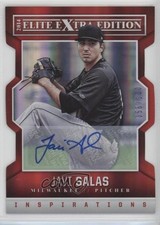 2014 Elite Extra Edition Inspirations Die-Cut Signatures Javi Salas Auto 1v1