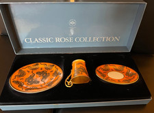 Rosenthal Classic Rose Sammelgedeck / Drache, gold/orange (OVP) -SAMMLERST&Uuml;CK