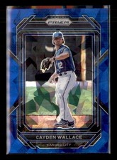 2023 Panini Prizm #74 Cayden Wallace Blue Ice Prizms The BallCap Exec