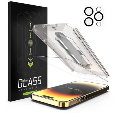 Neu 2x Schutzglas für iPhone 13 14 Pro Max Display Schutzfolie Hartglas