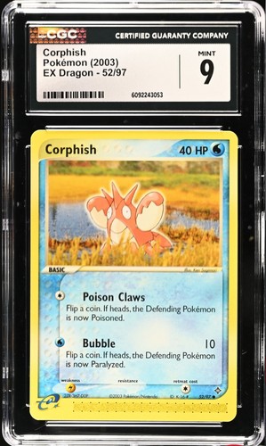 Corphish graded CGC 9 for sale on eBay