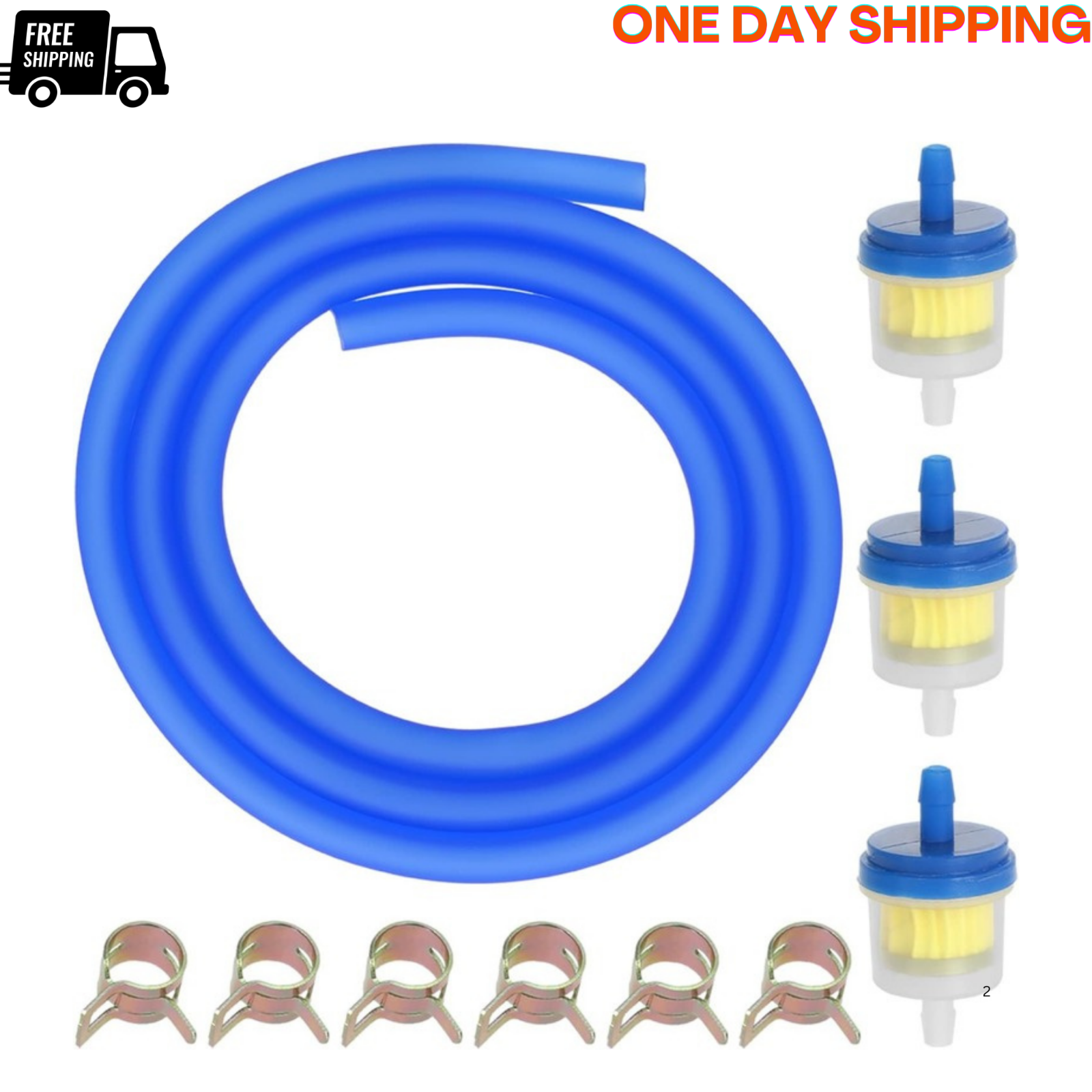 Dirt Bike Fuel Line & Filter Compatible with GY6 49cc 50cc 90cc 110cc 125cc 150c