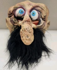 Vintage The Paper Magic Group 2002 Mask Old Man Wizard Beard