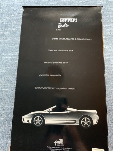 2000 Mattel Collector Edition Ferrari Barbie Doll Blonde 28534 NRFB NIB N1 - Picture 20 of 24