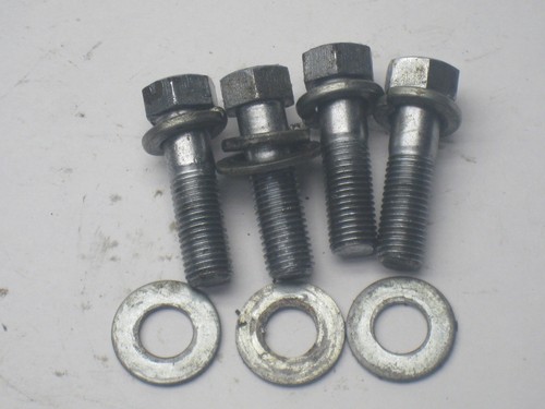 1980 YAMAHA XS1100 XS 1100 FRONT BRAKE CALIPER BOLTS AND WASHERS HARDWARE OEM