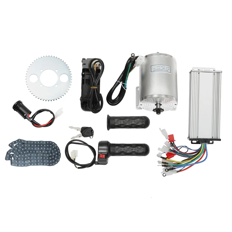 Kit de motor sin escobillas 72V 3000W para bicicleta eléctrica bicicleta eléctrica moto de tierra navaja MX650 Foto 4 de 4
