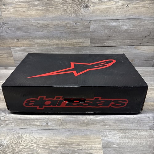 AlpineStars Tech3 Motocross off-road Boots Adult Size 9 Red White & Blue Nice! - 第 1/8 張圖片
