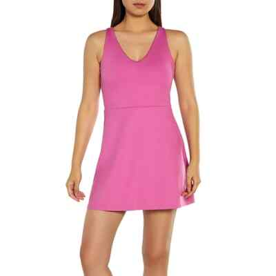 #ad GapFit Women#x27;s Active Tank Dress Size XS Deep Rosebud $17.84