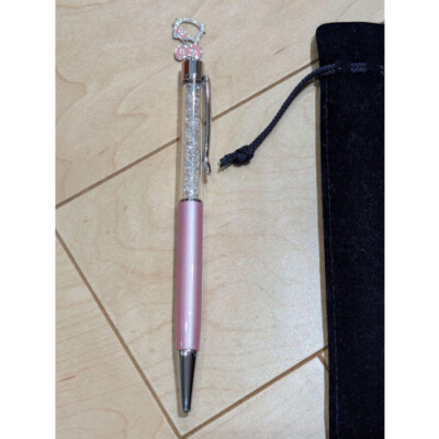 SWAROVSKI Hello Kitty ボールペン ピンク Swarovski, Hello Kitty pink ballpoint pen and case | eBay