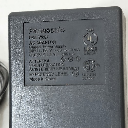 Genuine Original Panasonic PQLV207 Wall Adaptor Replacement Power Supply Cord - Picture 2 of 4