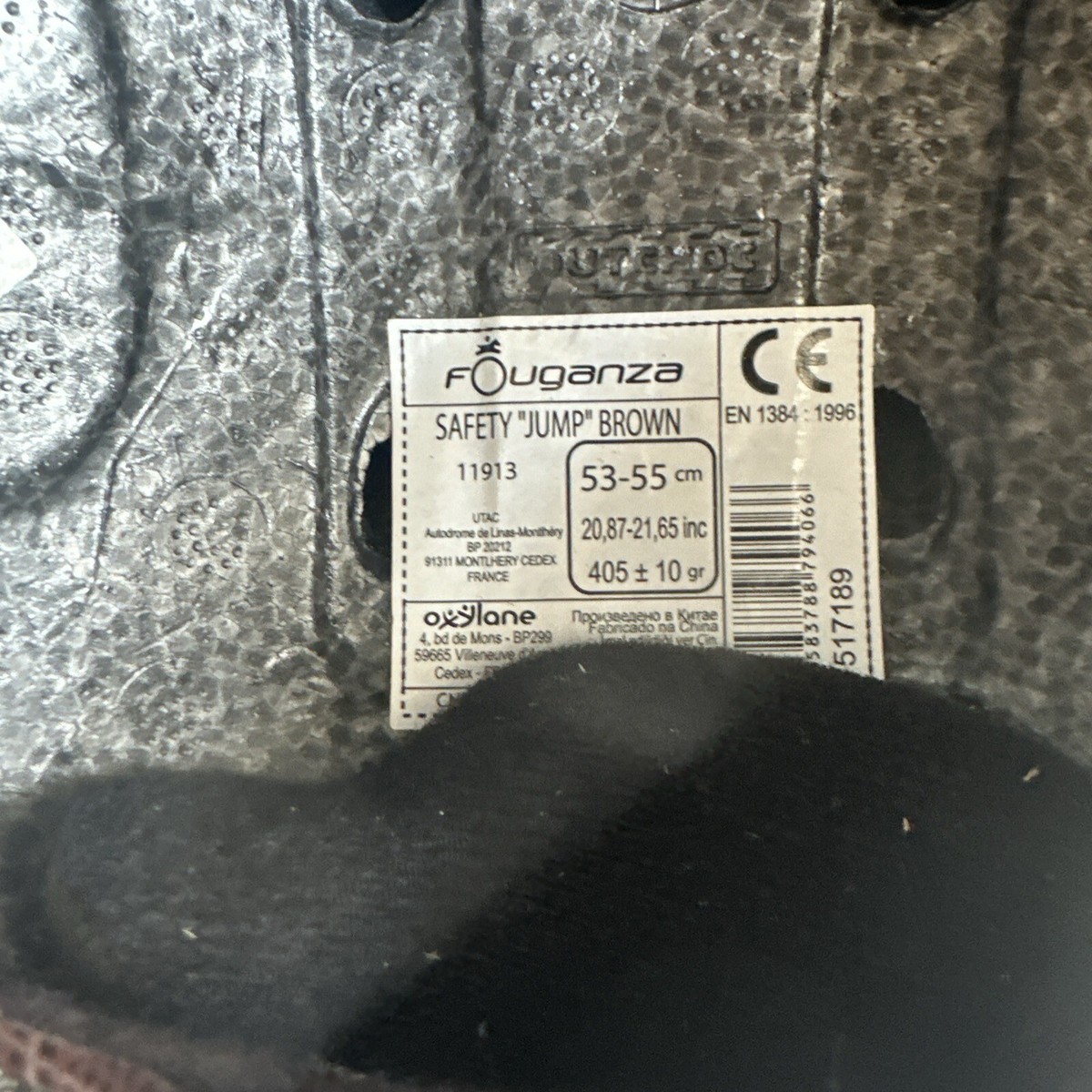 CASCO DE EQUITACIÓN FOUGANZA FH120 - Declaración de conformidad UE