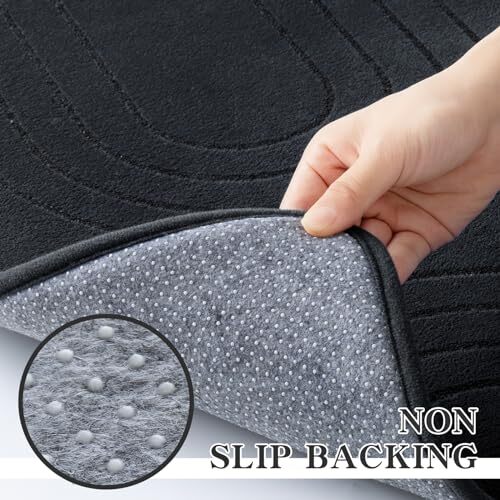 Memory Foam Bathroom Rug Set Ultra Absorbent Bath Mat Set, Non 3 Piece