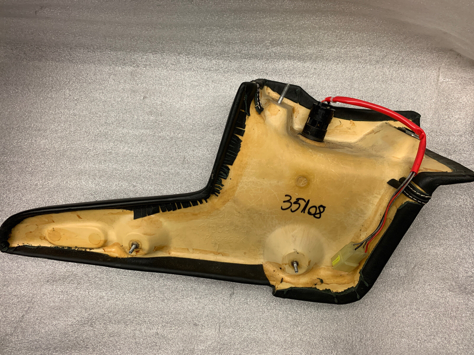 Lamborghini Murcielago, LH Left Lower Dash Trim Black, P/N 0069013655