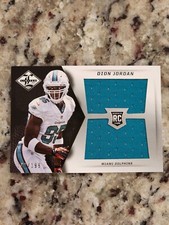 2013 Limited Rookie Jumbo Jerseys RC Logo #7 Dion Jordan /199 A