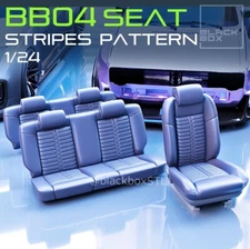1:25-1:24 Scale Resin Stripes Pattern Bucket seat and rear set upgrade set