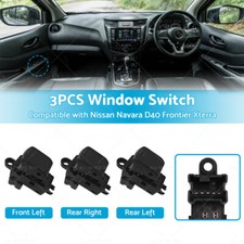 Electric Window Switch 3PCS Suitable for Nissan Navara D40 Frontier Xterra VQ40