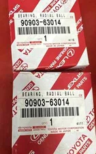 TOYOTA Genuine OEM Front Suspension Strut Mount Bearing Set 90903-63014 x2 New