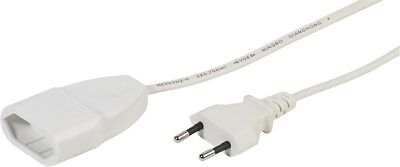 Vivanco Verlängerungskabel 5m Eurokabel Strom Verlängerung TV Konsole Stromkabel