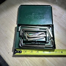 🔥Lots of Assorted Unbranded L-Shaped Hex Key Set With Metal Case 🔥