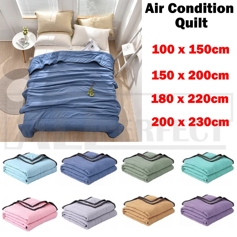 Cooling Blanket Cool Ice Summer Blanket Air Condition Healthy Sleep Thin Quilt - image 2 of 4