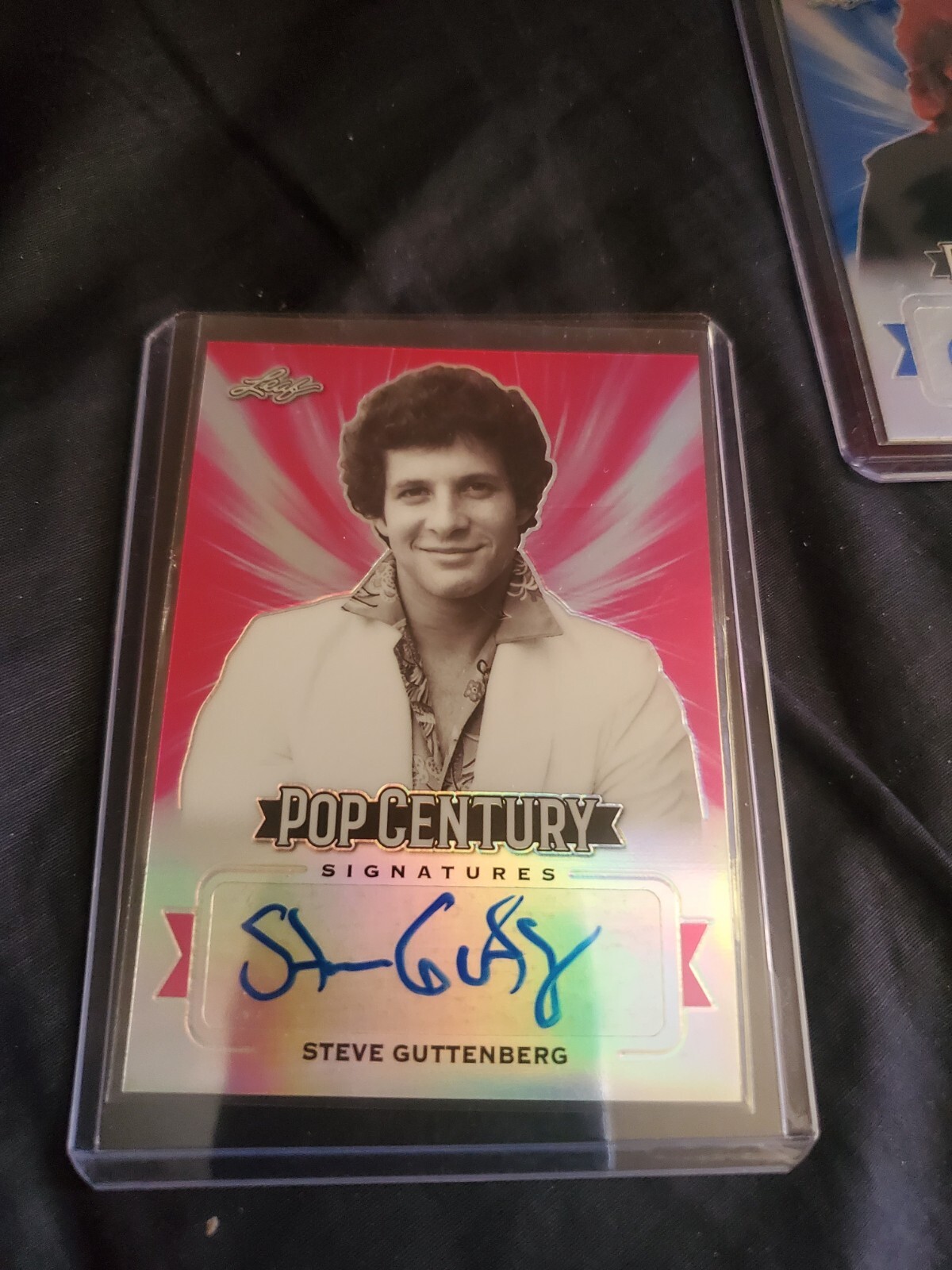 Leaf pop century 2019 Steve Guttenberg Auto 3/10 eBay