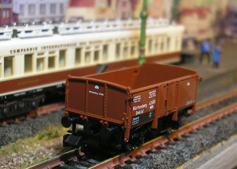 1:160 Fleischmann 8827 Hochbordwagen Omk der Württembergischen Bahnen
