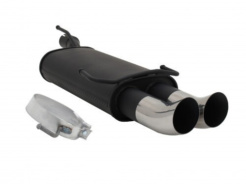 Novus Sportauspuff +Abe 2X76Mm D-T-M Stahl FüR Opel Astra F -F/-CC, Kadett E-image