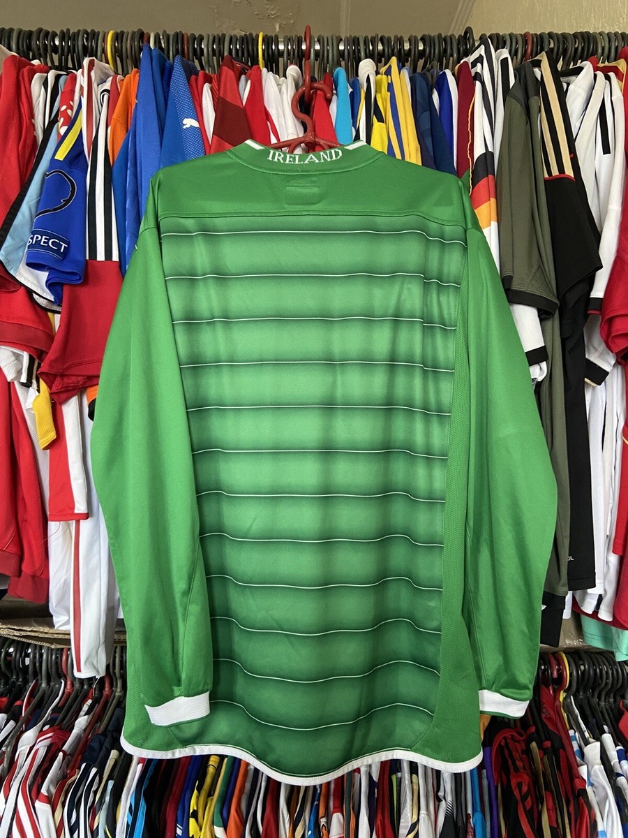 IRELAND アイルランド Umbro ユニフォーム　2003-2004 IRELAND 2003 2004 HOME SHIRT JERSEY LONG SLEEVE UMBRO sz L