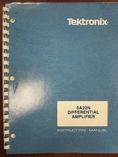 Tektronix 5A22N Differential Amplifier Instruction Manual P/N 070-1230-00 Rev 86
