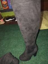 Tall Black Boot Heels 7