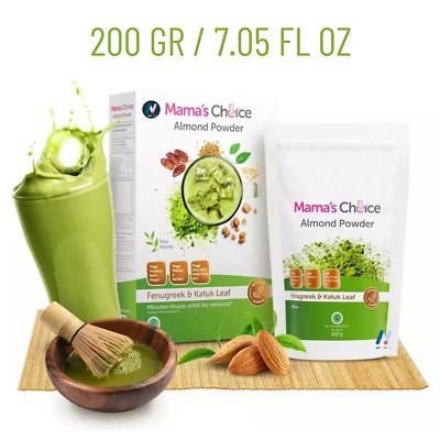 MAMA'S CHOICE Almond Milk Powder Matcha DHA Nutrition Breast Milk Fenugreek 200g