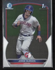 2023 Bowman Draft Chrome #BCP-98 Jorge Burgos Chrome Prospects Guardians